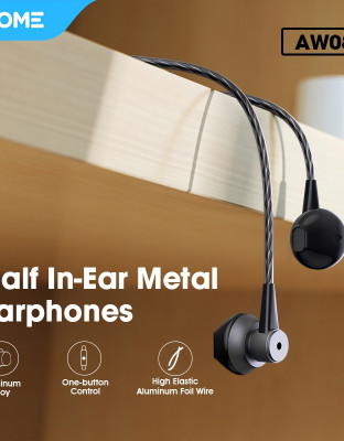 Acome Wired Earphone Headset AluminumAlloy